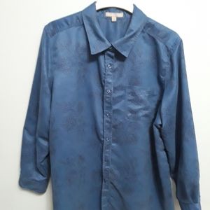 Woman Within 1x Button Down Top